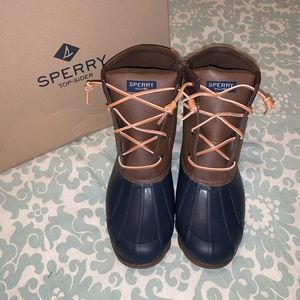NIB Sperry Saltwater Duck Boots